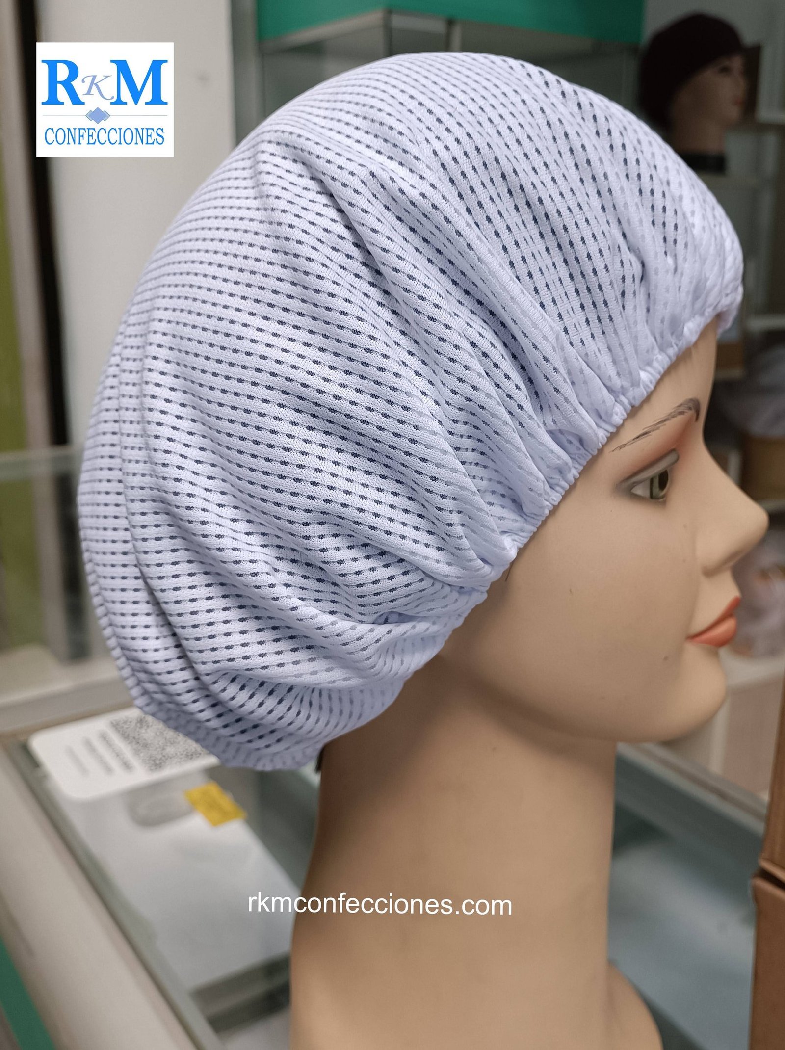 Cofias de tela modelo Circular Tupida-Modelo 11