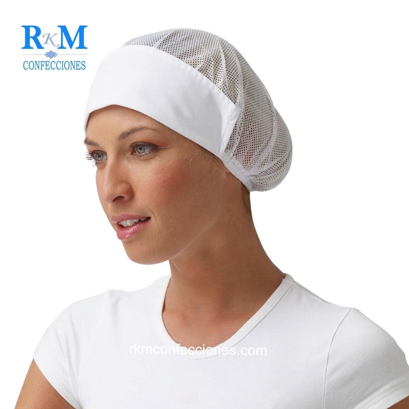 Cofias de Tela Modelo Malla con pretina-Modelo 12