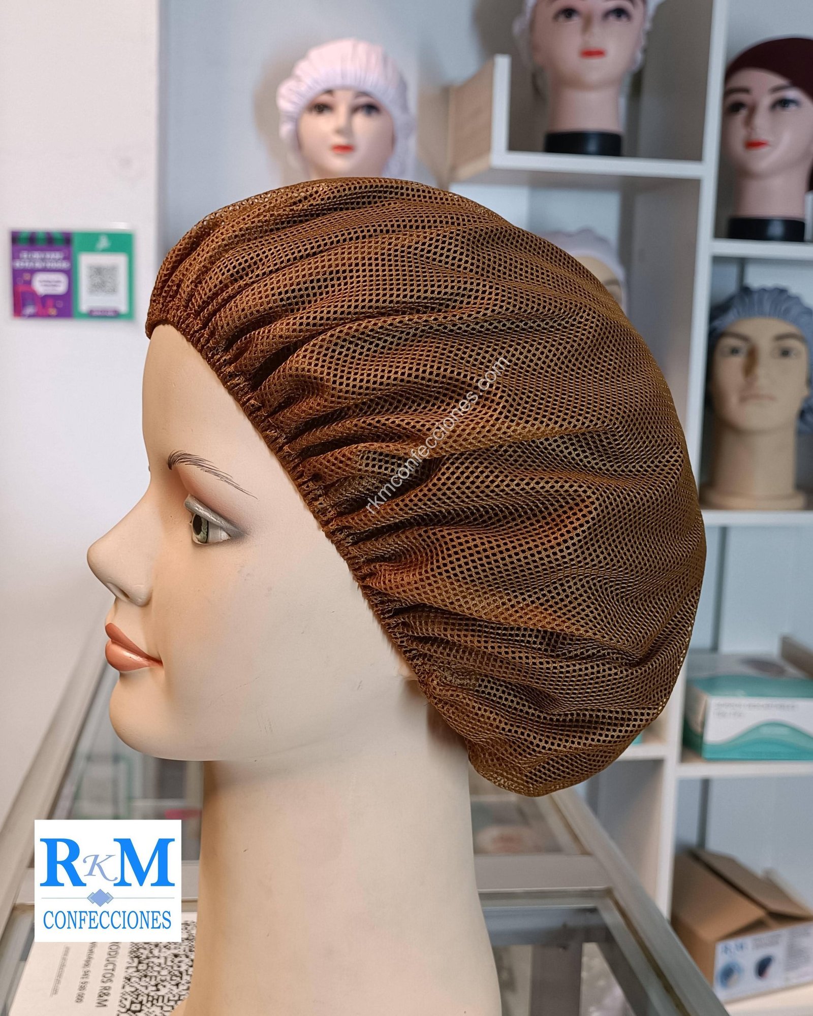 Tocas Reutilizables lavables Tocas Reutilizables Caramelo Cofias De Tela MP4nVQ8ERVF0En42