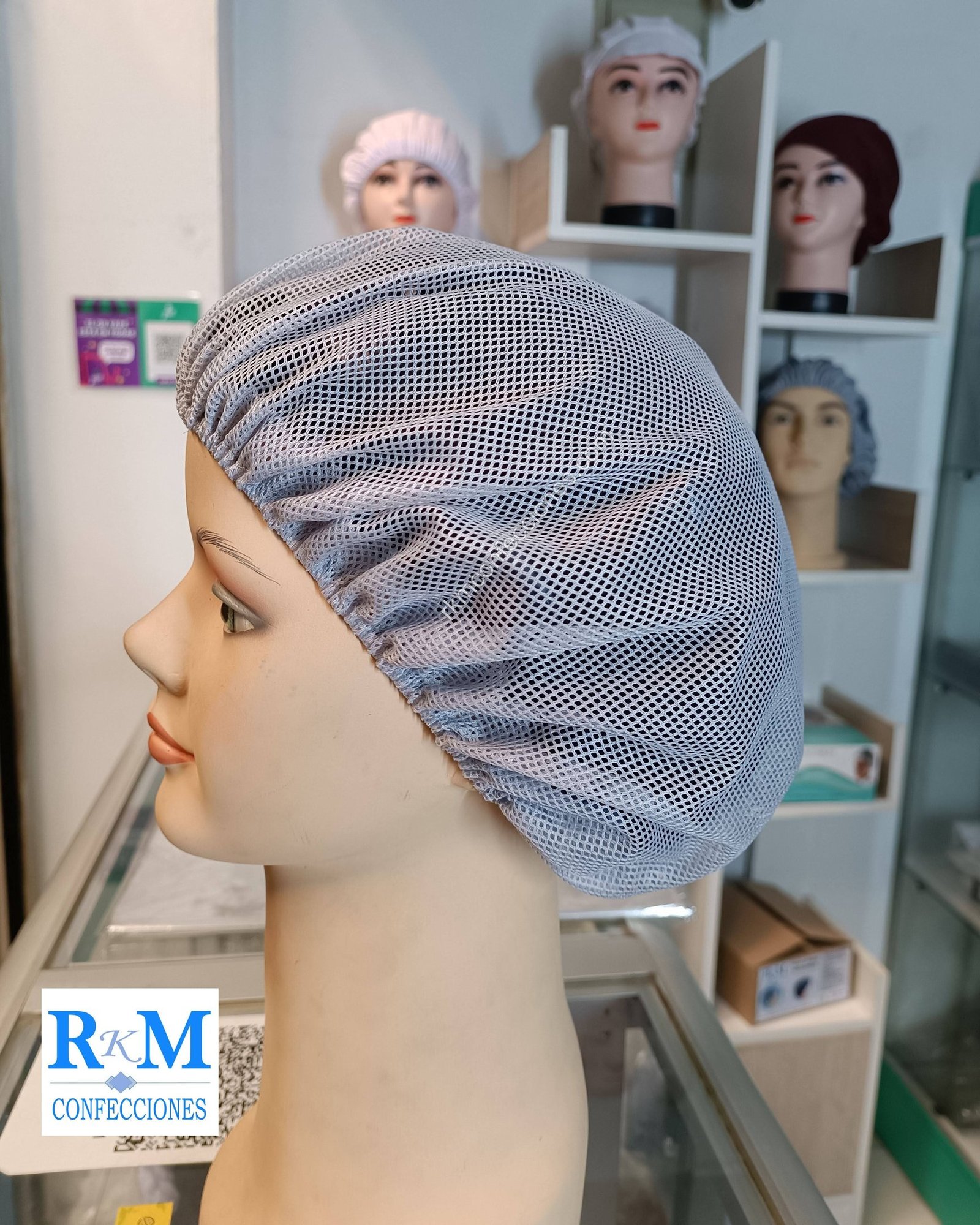 Tocas Reutilizables lavables Tocas Reutilizables Gris Claro Cofias De Tela AQEygp256JcL17K2