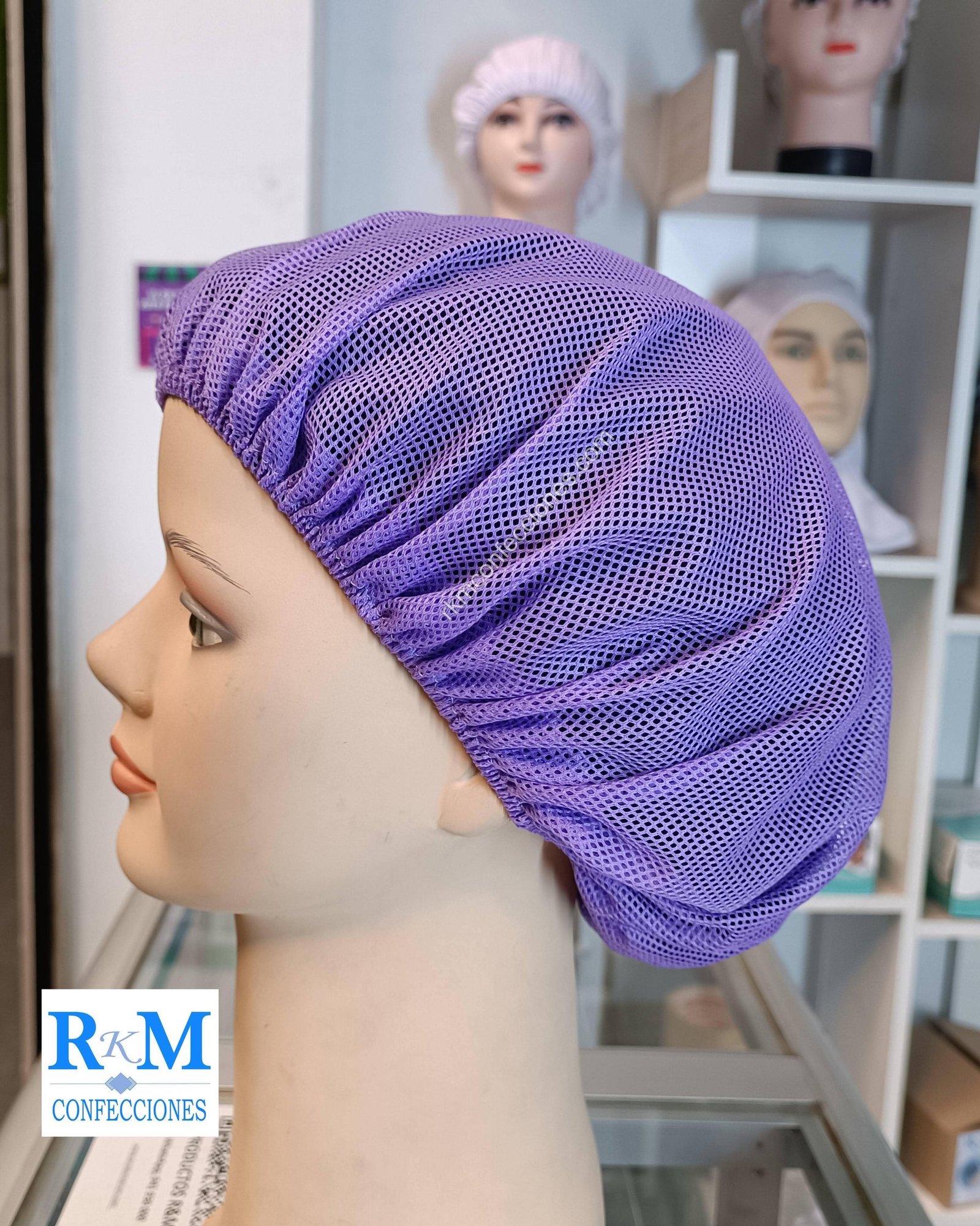 Tocas Reutilizables lavables Tocas Reutilizables Lila Cofias De Tela YlevRy9pBXS350Z1