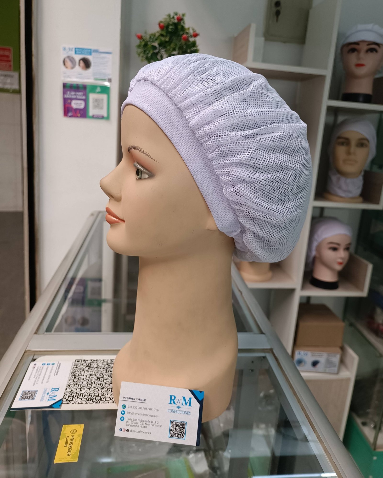 Tocas Reutilizables Malla Especial Blanco Cofias De Tela Rkm Confecciones YleWlDoBlQF4MkQ2