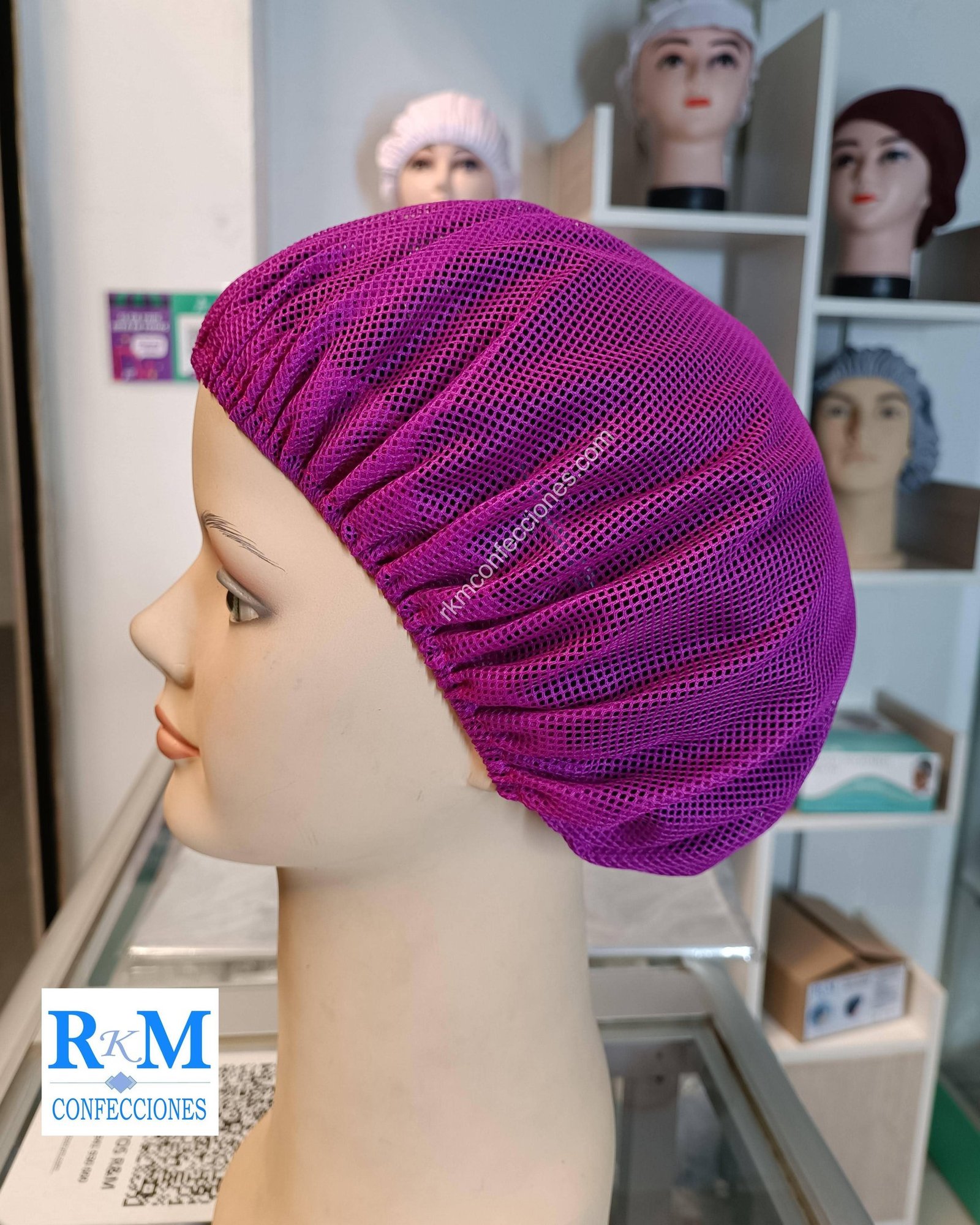 Tocas Reutilizables lavables Tocas Reutilizables Morado Purpura Cofias De Tela AVLpRbe6PPuj6g4o