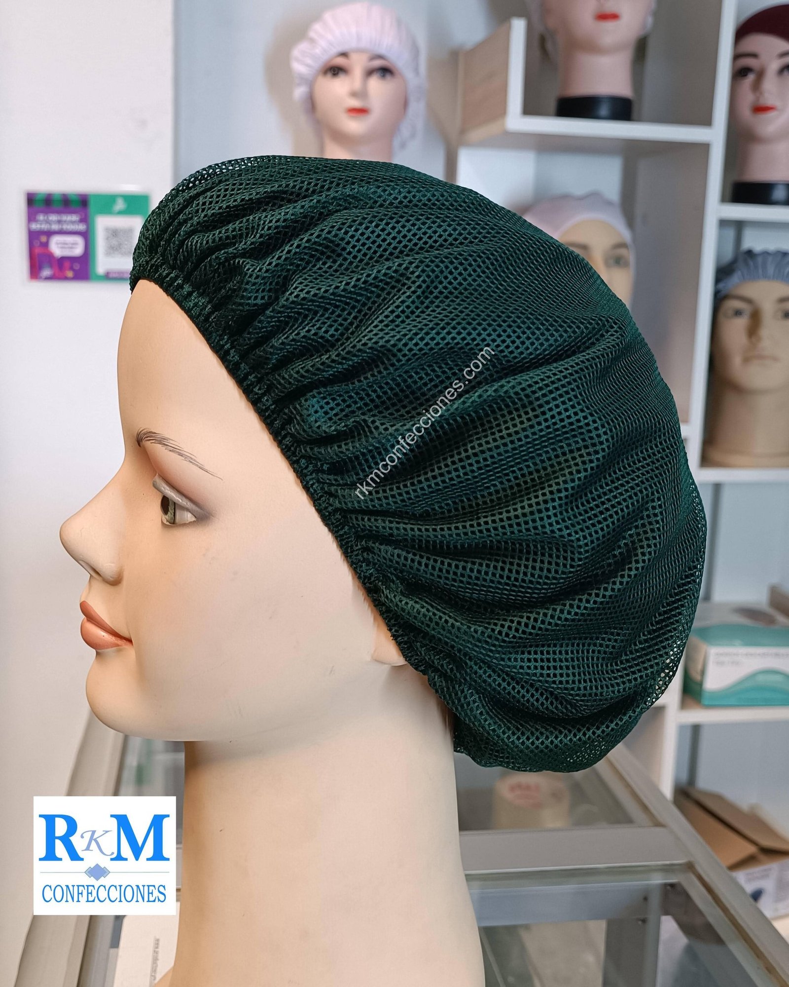 Tocas Reutilizables lavables Tocas Reutilizables Verde Militar Cofias De Tela AQEygp2w7yije5r8